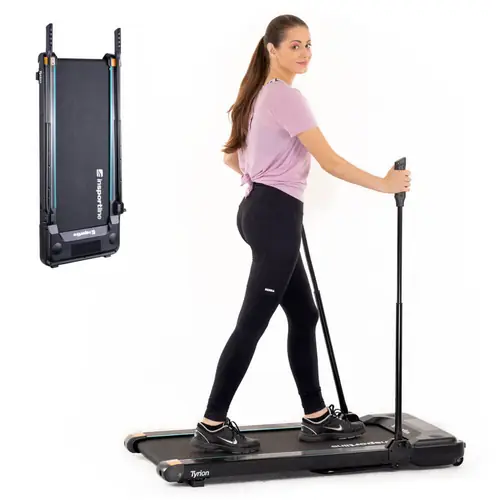 Nordic walking jellegű séta az inSPORTline Tyrion gyaloglópad oldalsó botjaival