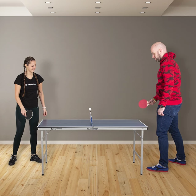 Hordozható mini pingpongasztal családi szórakozáshoz